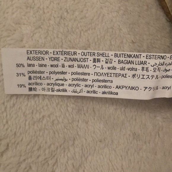 NWT wool-blend, half-zip, boxy hoodie plaid pullover with chest pocket from Zara - Picture 11 of 14